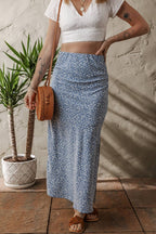 Floral High Waist Skirt