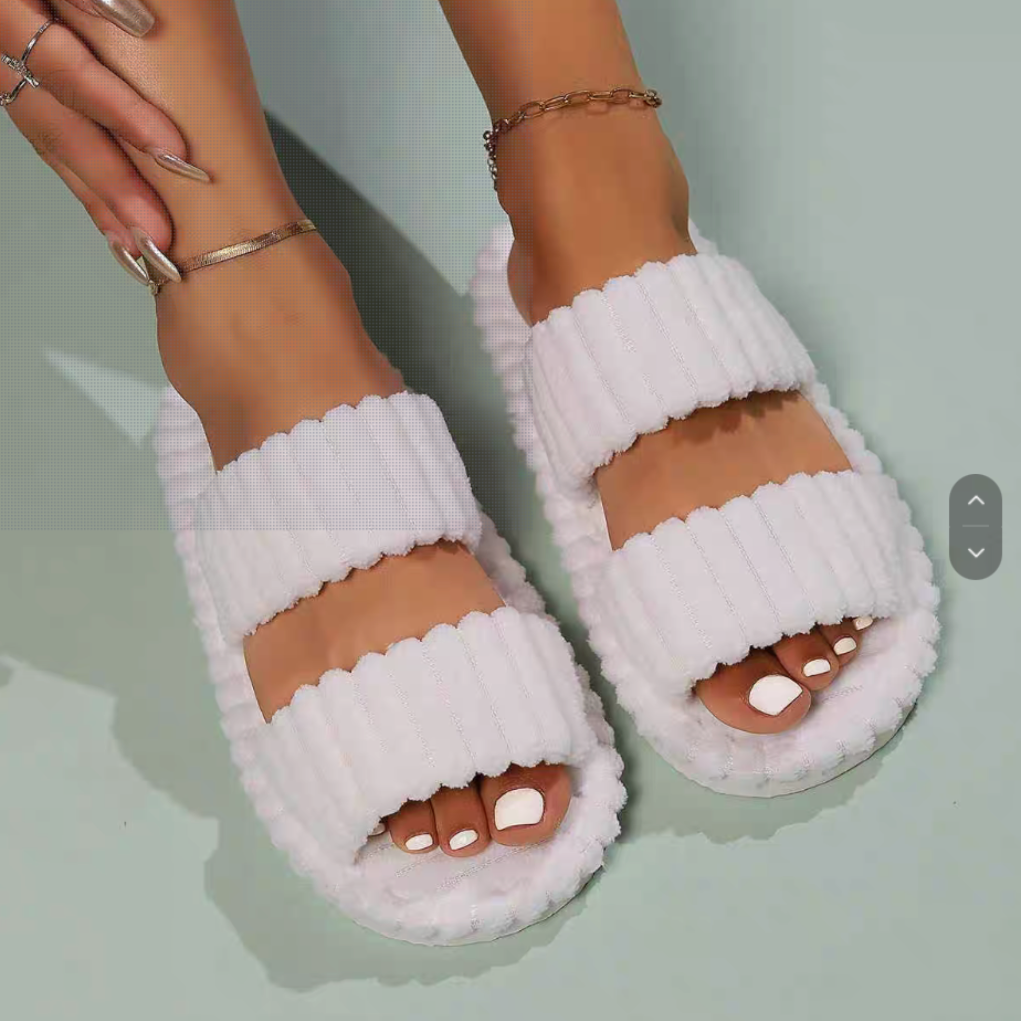 Double-Strap Slippers
