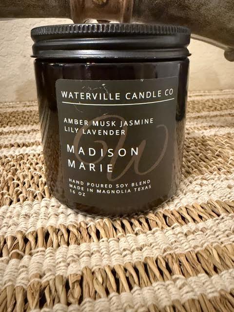 Waterville- Madison Marie Candle