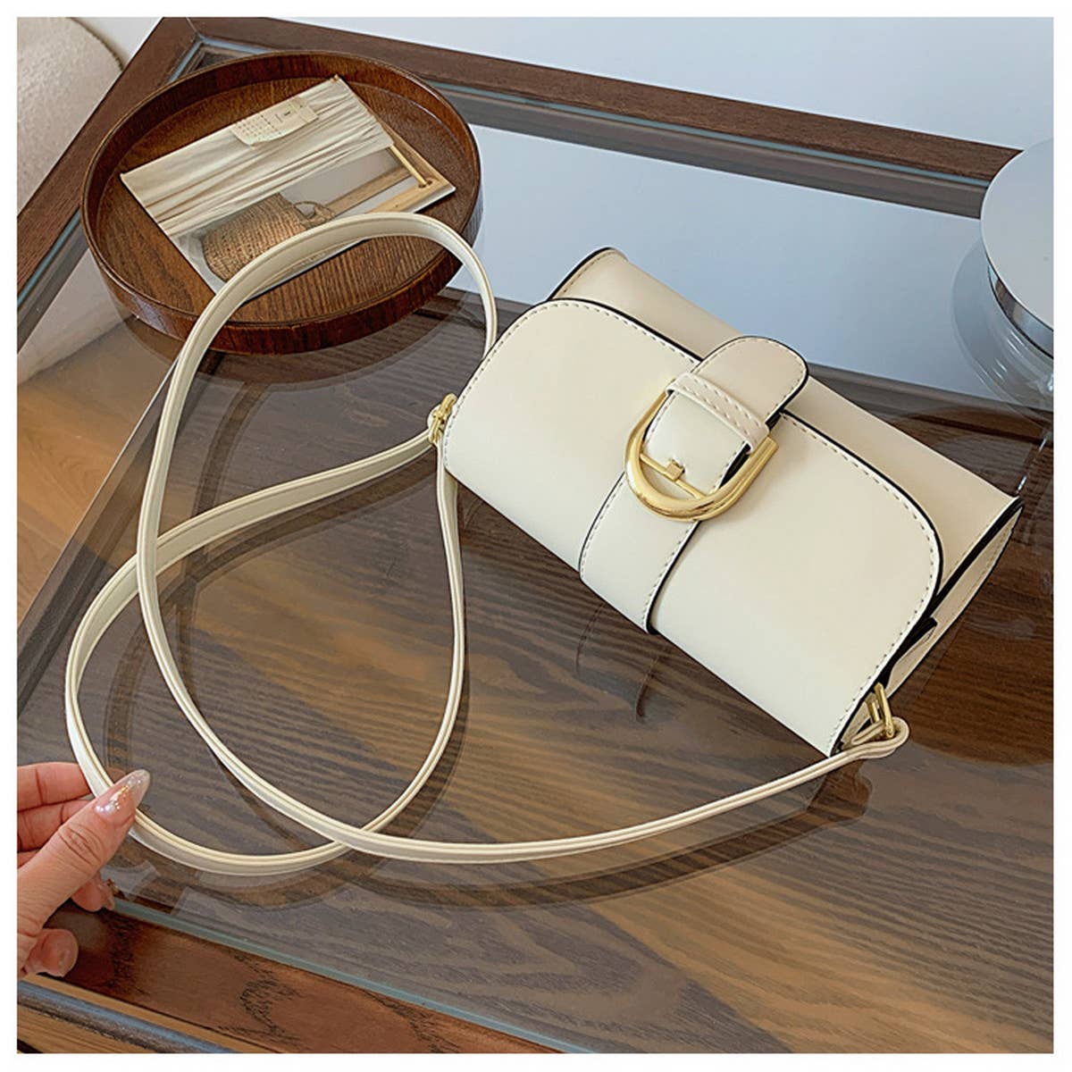 Buckle Shoulder Bag