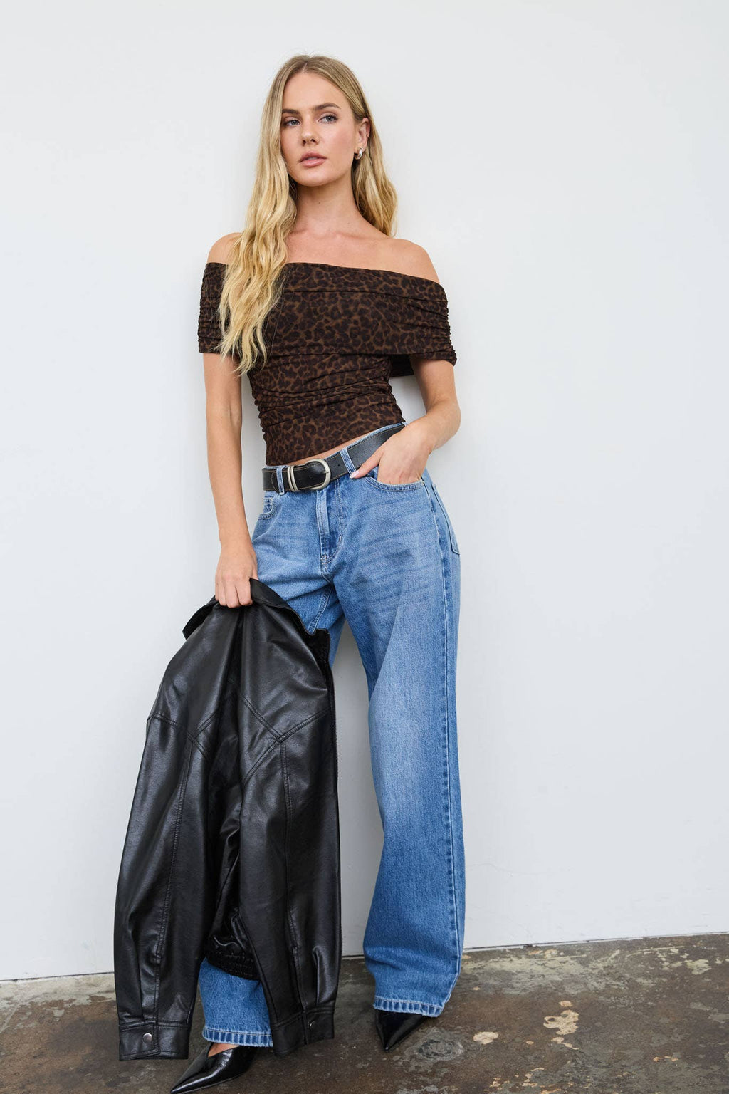 Merlot Ruched Top