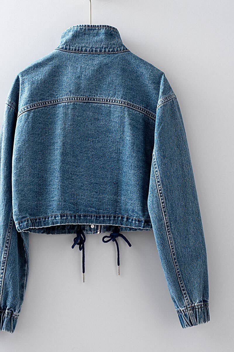 Denim Crop Jacket