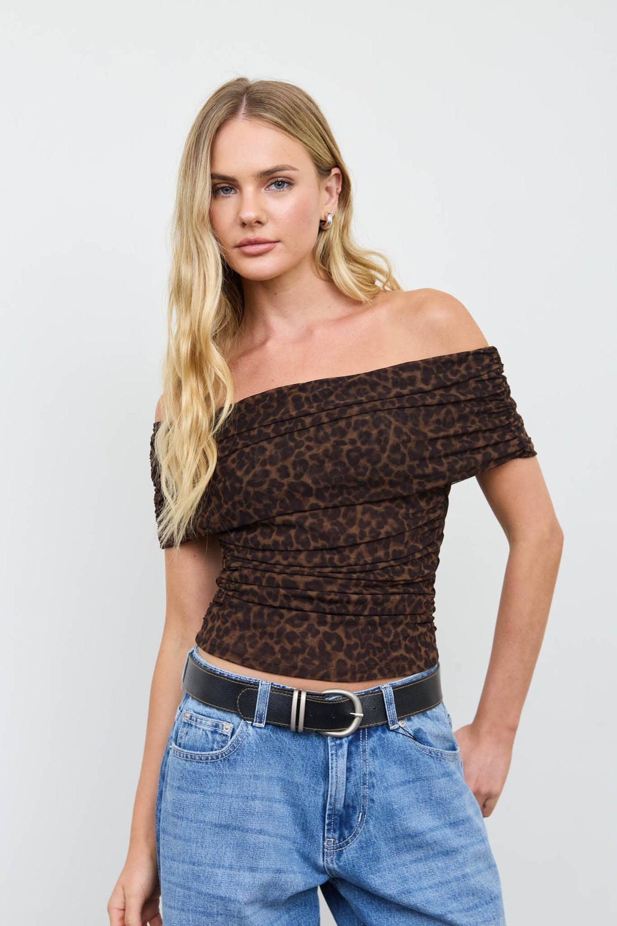 Merlot Ruched Top