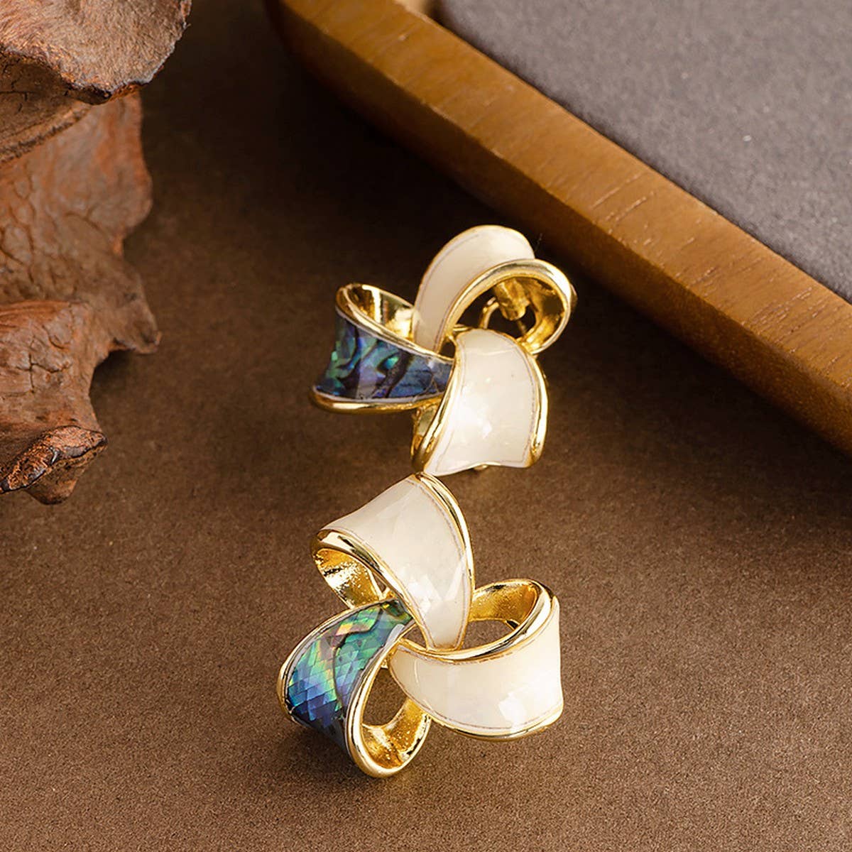 Oil Drip Enamel Mosquito Coil Earrings