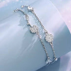 Dandelion Bead Double Chain Bracelet