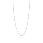 18K Gold PVD Stainless Steel White Confetti Chain Necklace