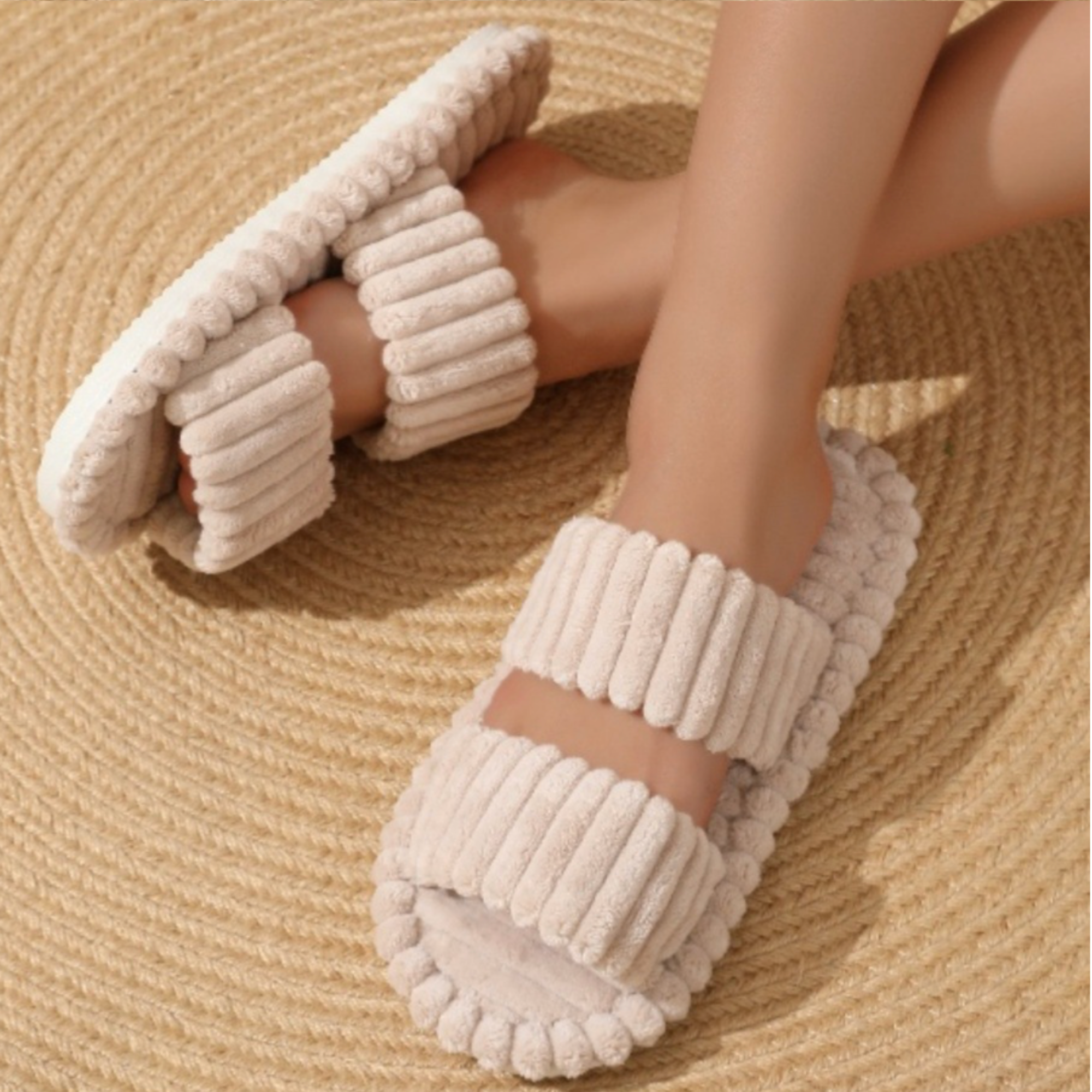 Double-Strap Slippers