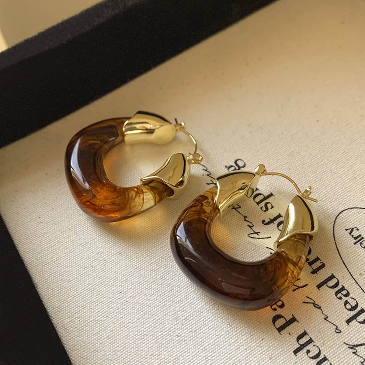 Retro Brown earrings