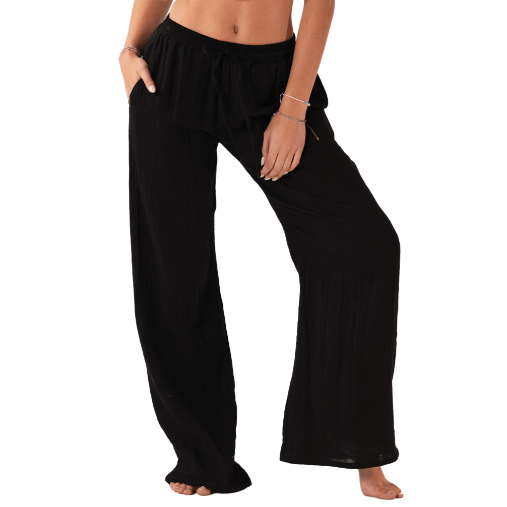 Black Cabana Pants