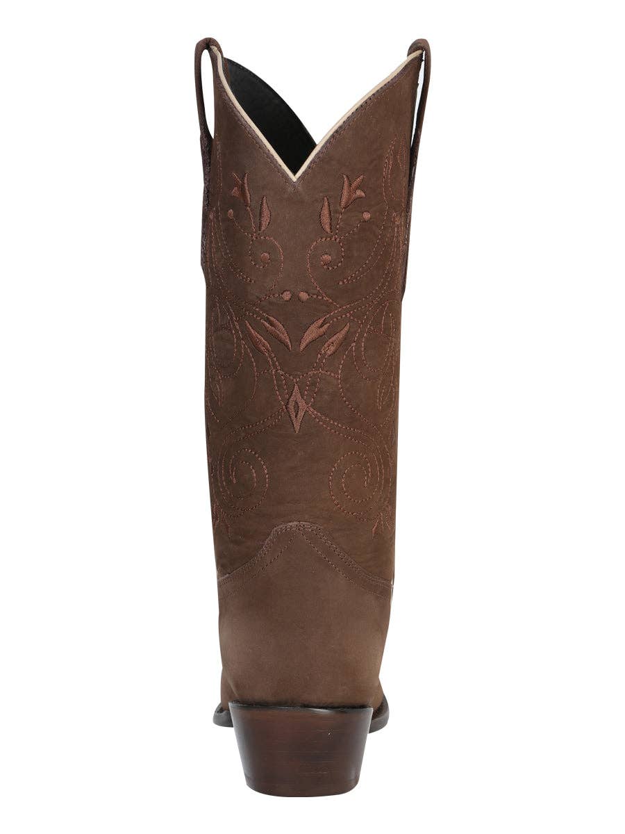 El General Women’s Leather Cowgirl Boots