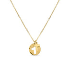 Stainless Steel Cross Cutout Necklace