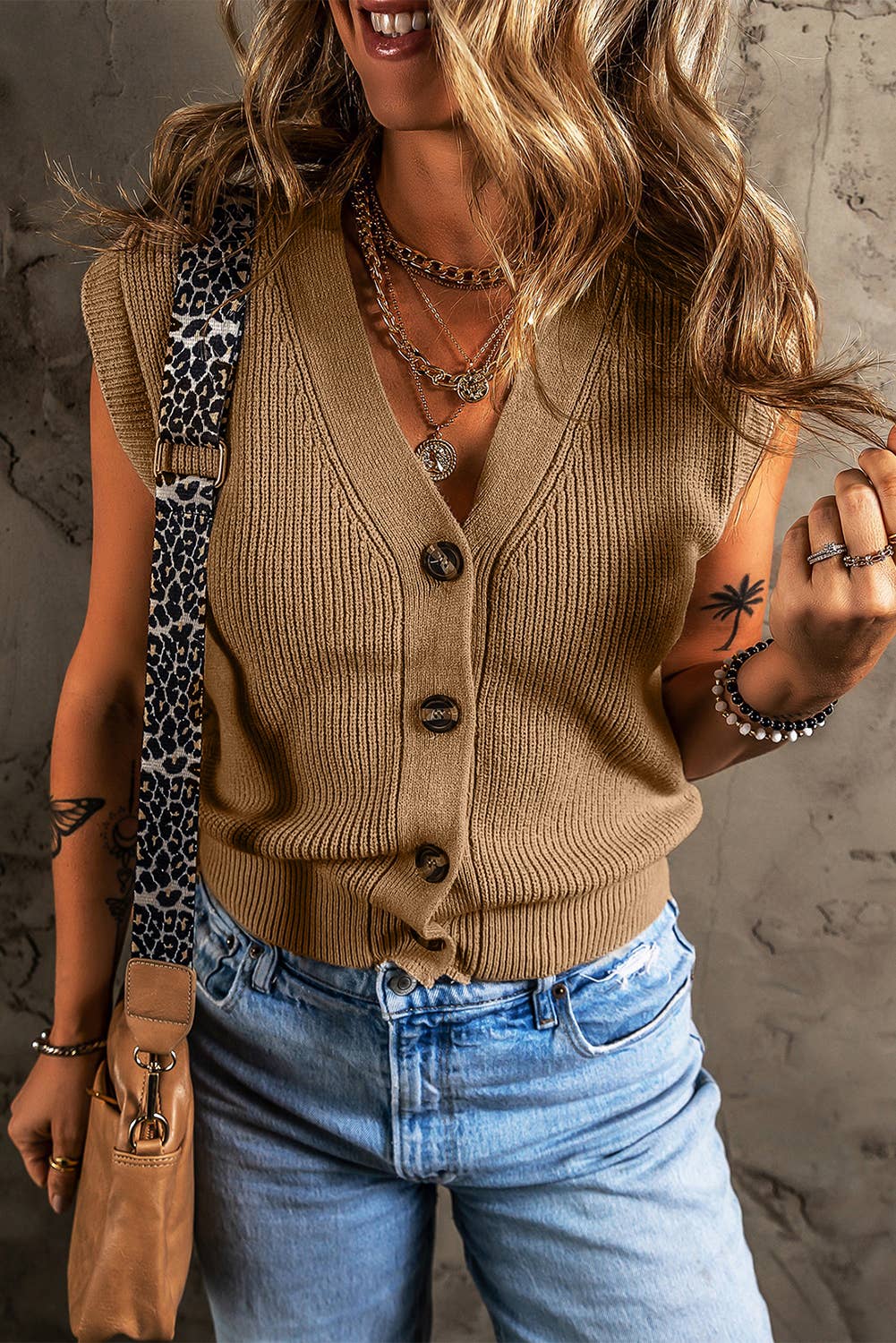LDC V Neck Sweater Vest