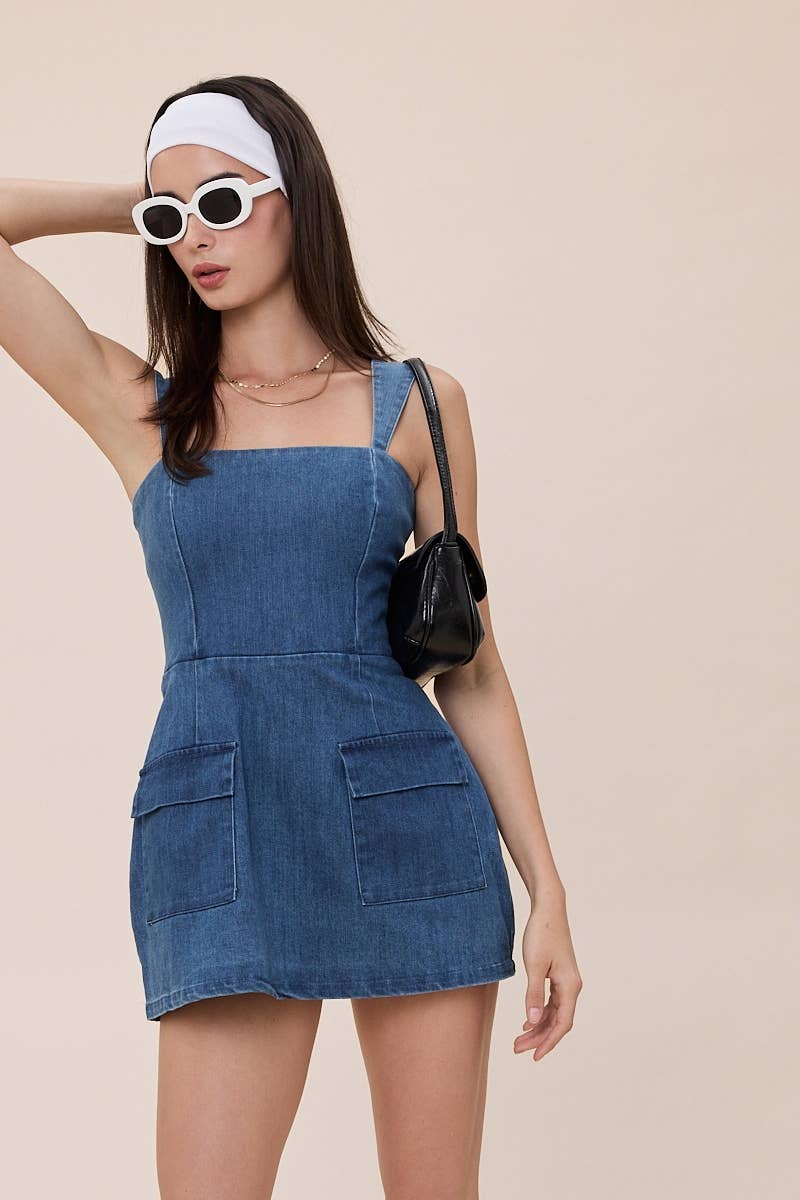 Presley Denim Mini Dress