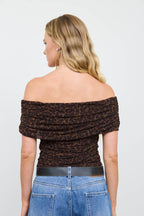 Merlot Ruched Top