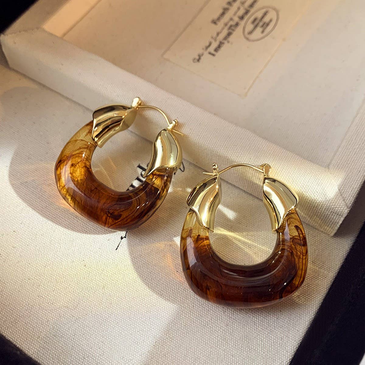 Retro Brown earrings