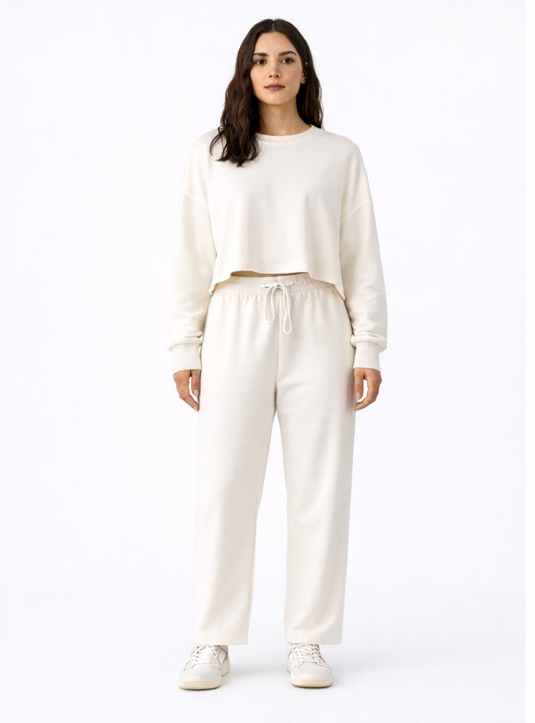 Pullover Crop Jogger Set