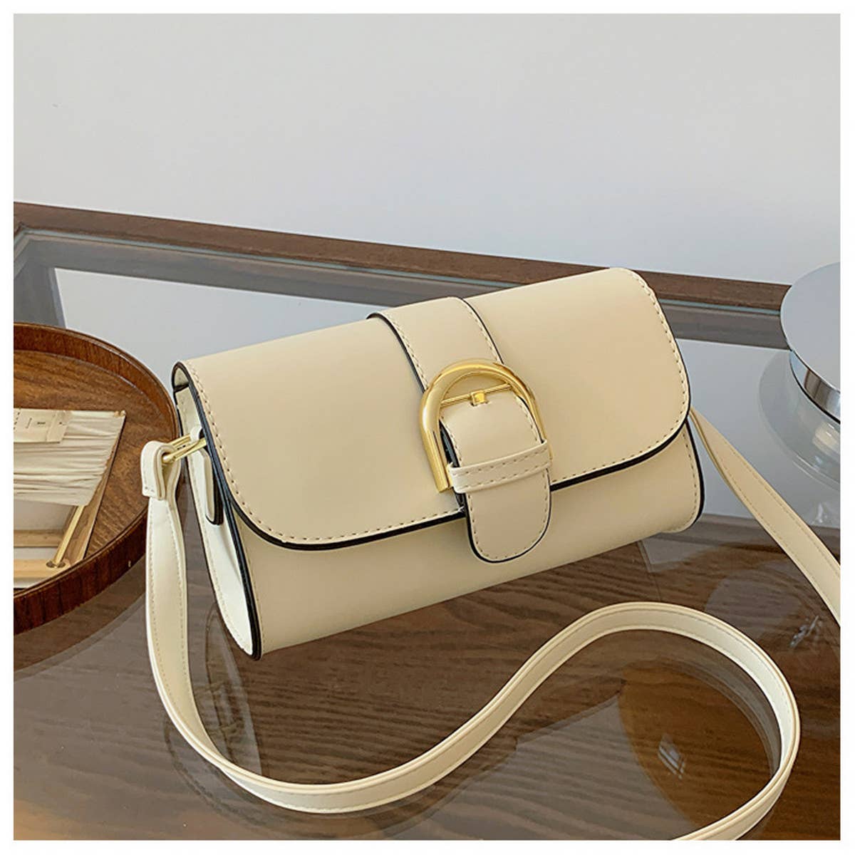 Buckle Shoulder Bag