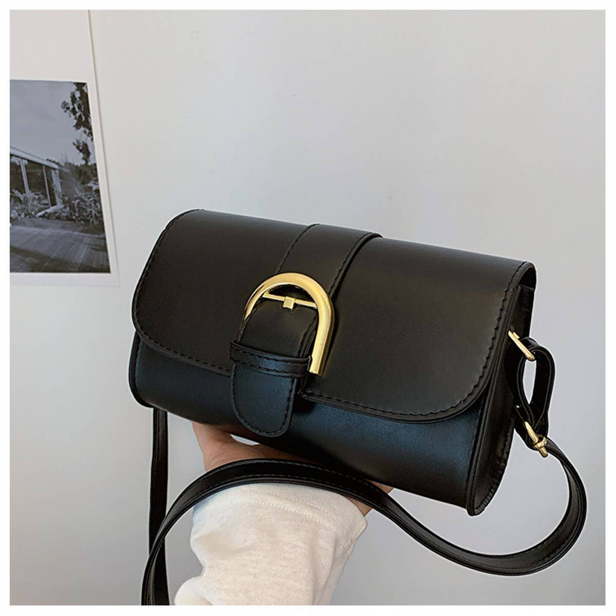 Buckle Shoulder Bag