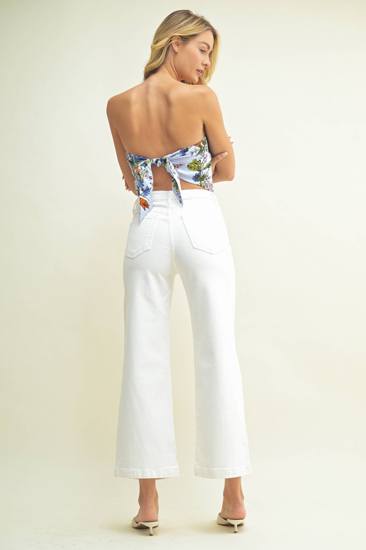 Patch Pocket Wide Leg Pants
