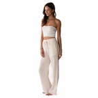 Cream Cabana Pants