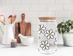 Daisy Glass Can Cup