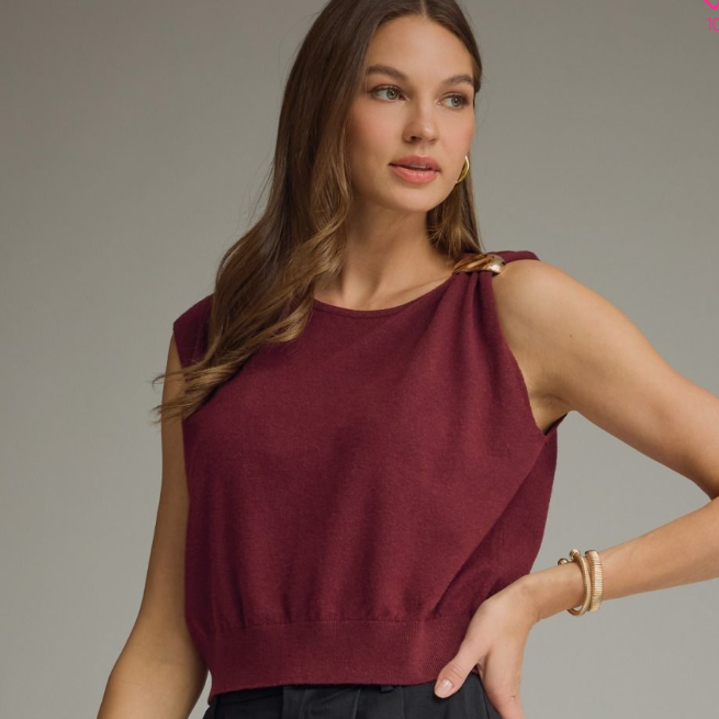 Elodie Shoulder Detail Top