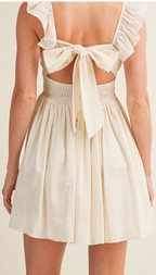 Square Neck Ruffled Dress