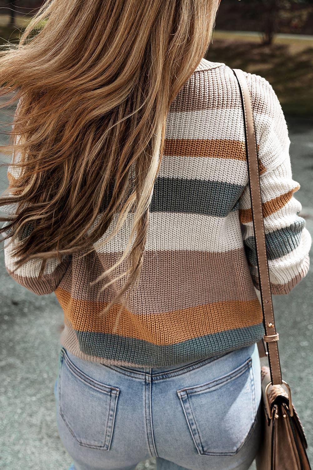 Camel Color Knit Sweater