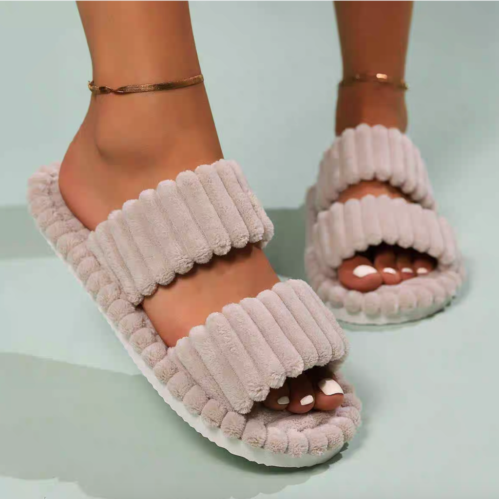 Double-Strap Slippers