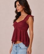 Sweetheart Flowy Top