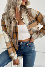 Cardigan Plaid Jacket