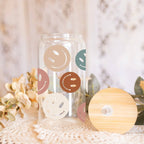 Smiley Glass Can Cup