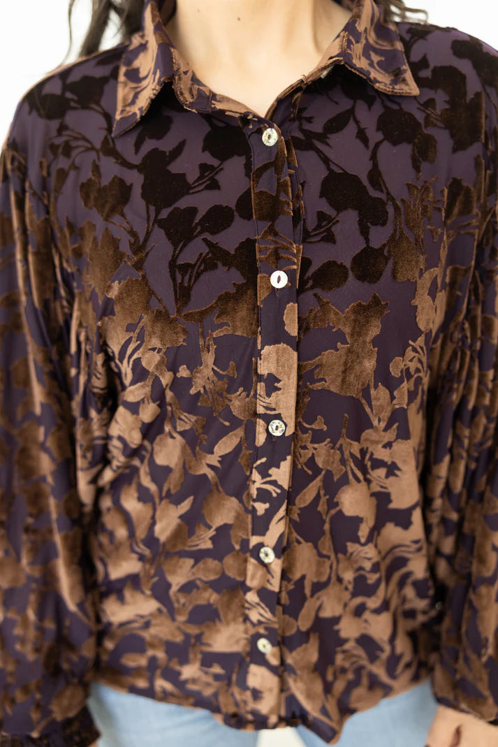 Chocolate Velvet Top