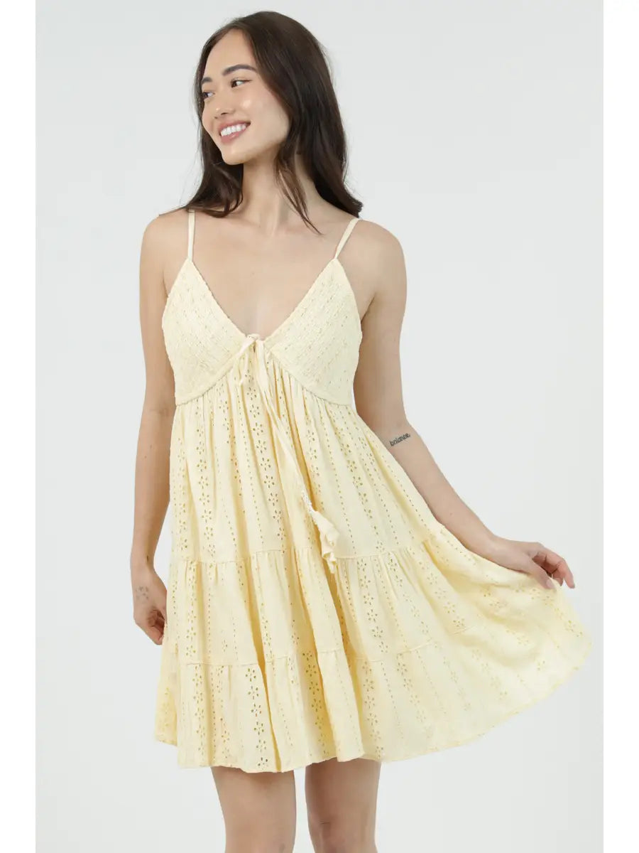 Spaghetti Strap Short Dress