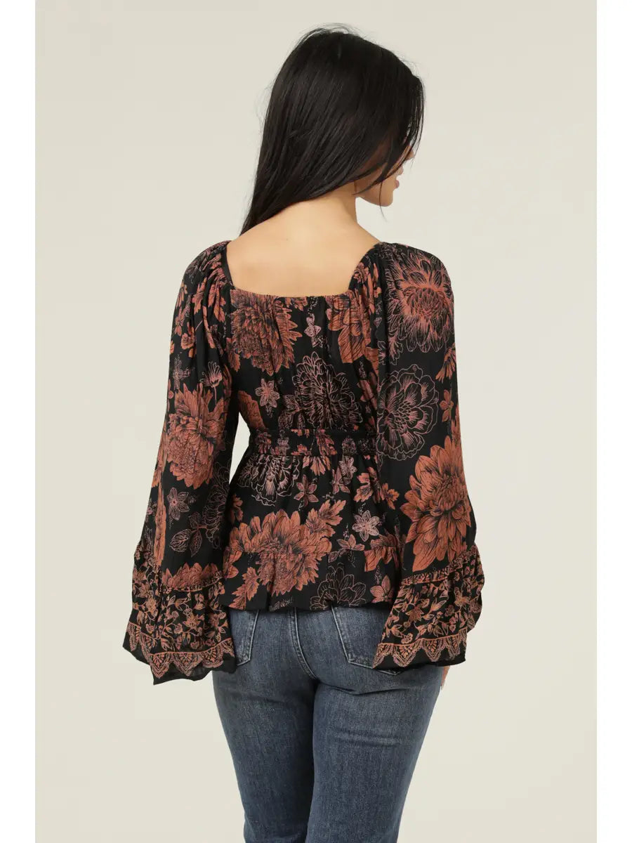 Bell Sleeve Blouse