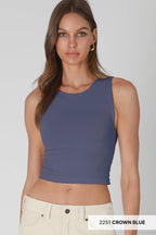 Crew Neck Crop Top