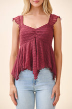 Sweetheart Flowy Top