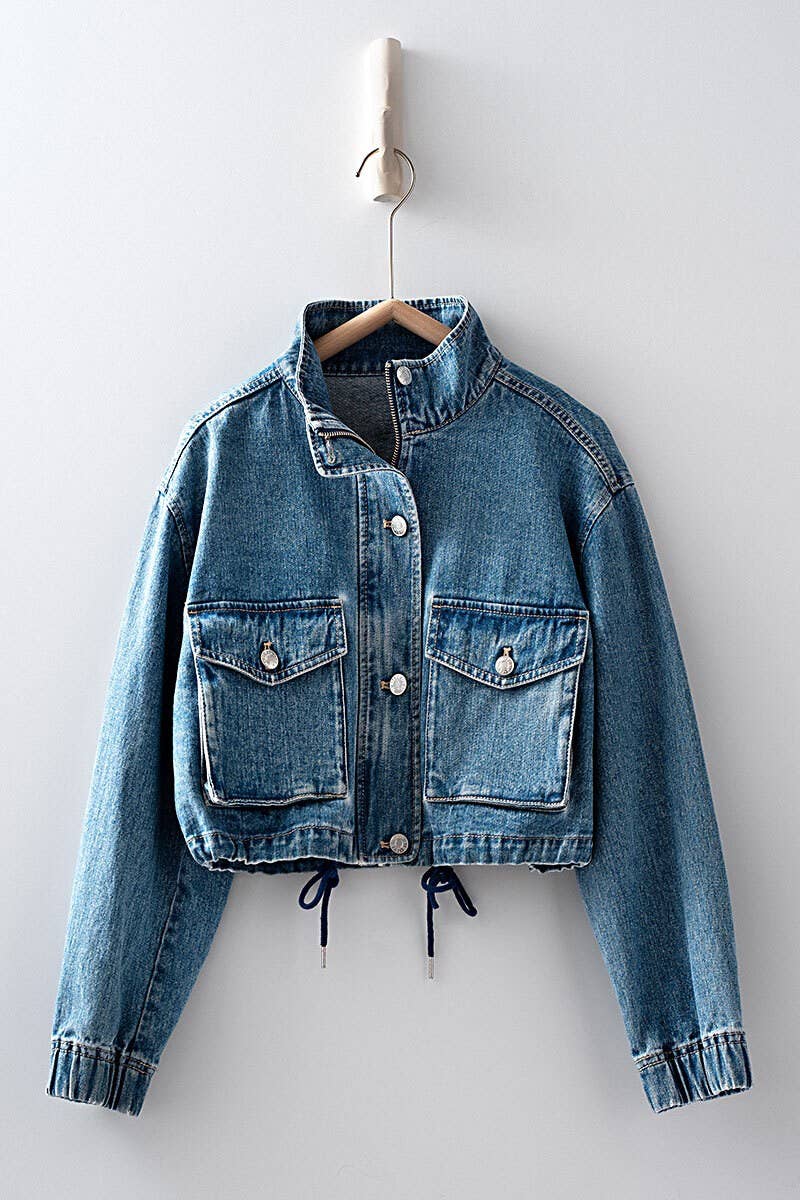 Denim Crop Jacket