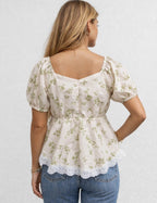 Petals & Lace Baby Doll Top