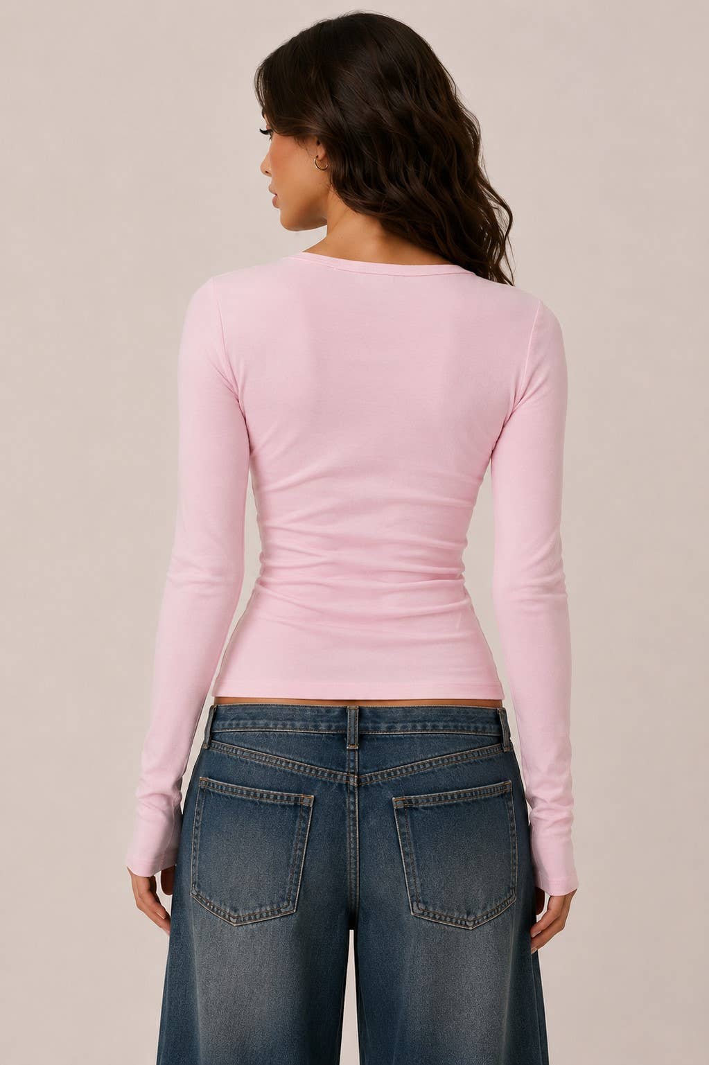 Henley Long Sleeve Top