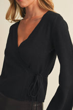 Theresa Flared Tie Blouse