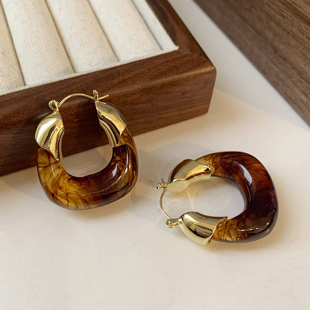 Retro Brown earrings