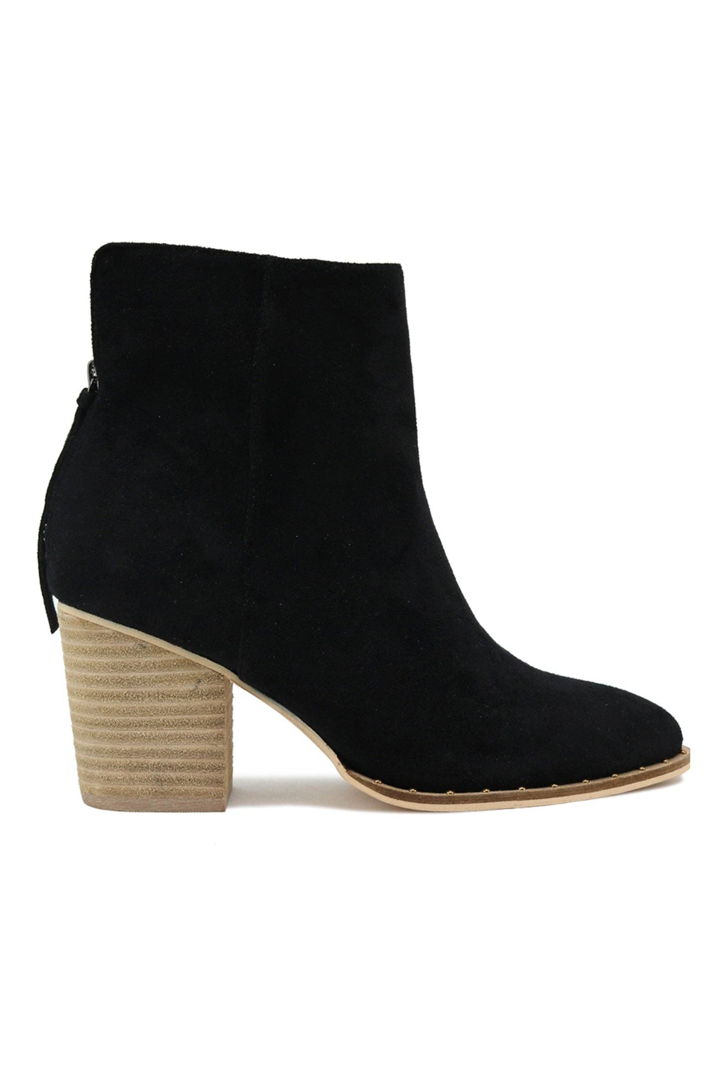 Suede Ankle Booties