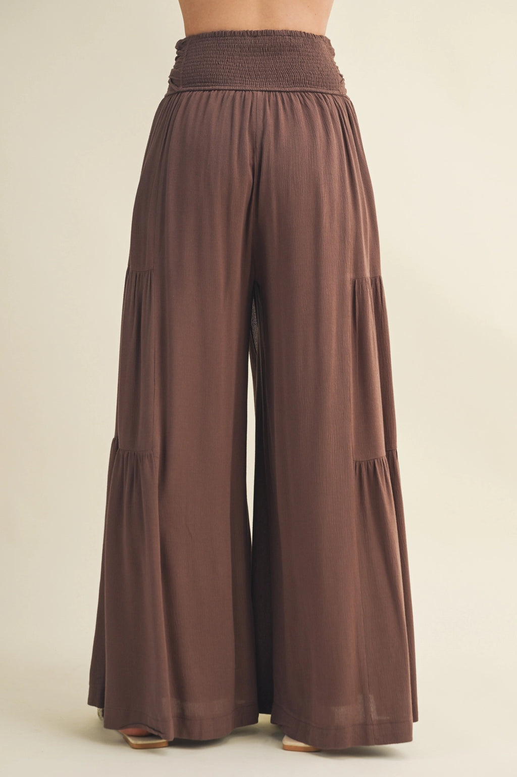 Tie Waist Wide Leg Pants