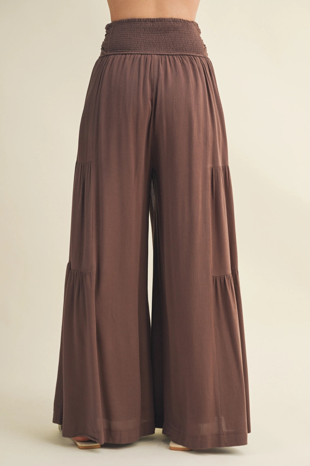 Tie Waist Wide Leg Pants
