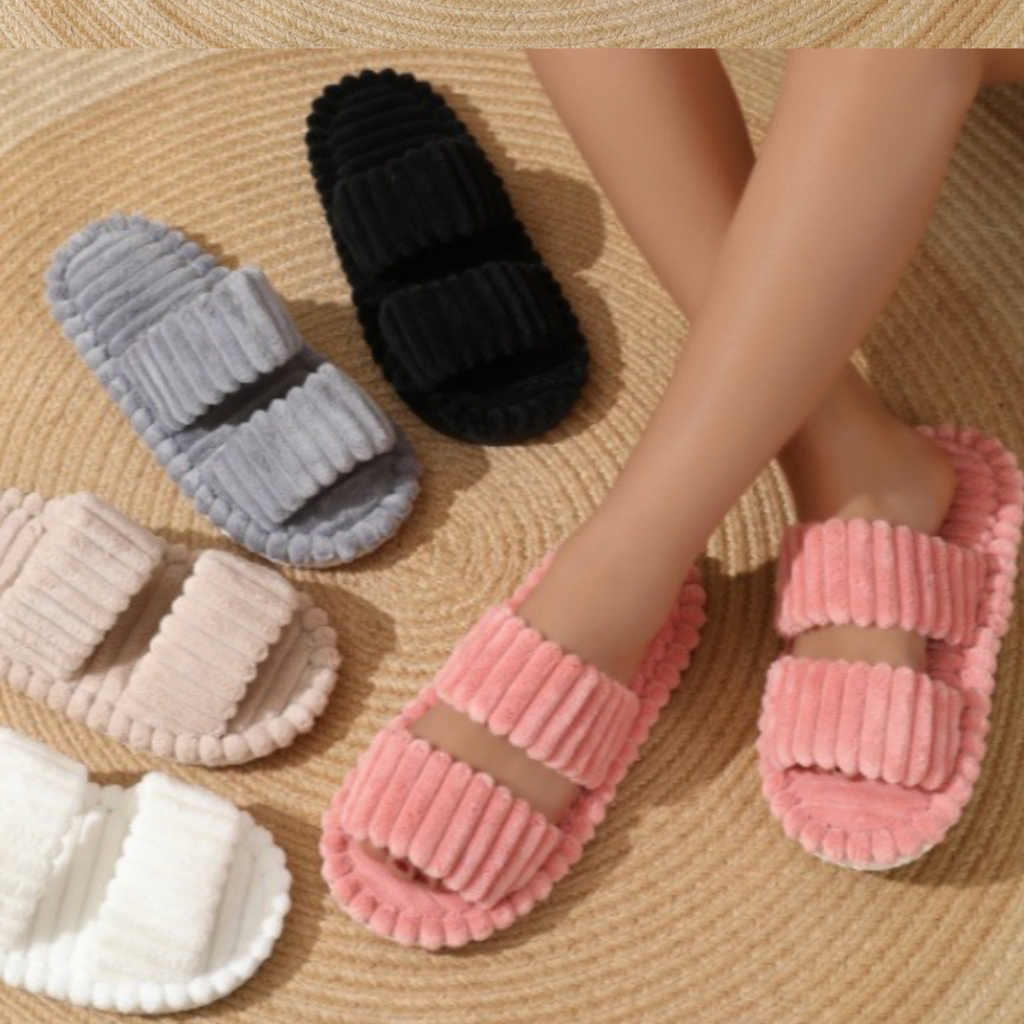 Double-Strap Slippers