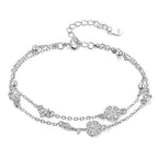Dandelion Bead Double Chain Bracelet