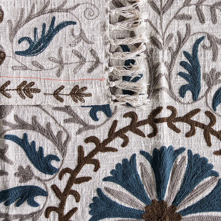 Handloom Slub Cotton Throw