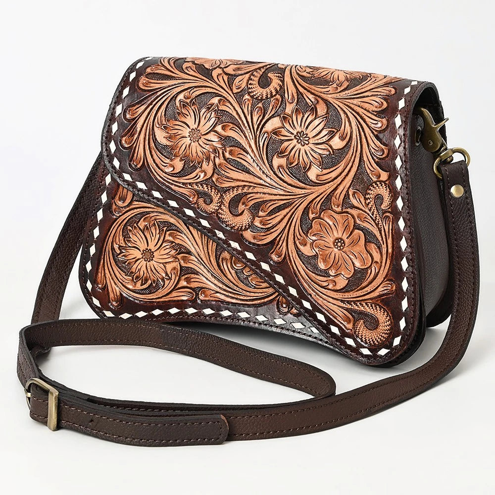 AD Hand Tooled Crossbody