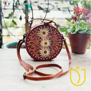 AD Genuine Leather Hand Tooled